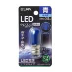 （まとめ） ELPA LEDナツメ球 電球 E17 ブルー LDT1B-G-E17-G112 〔×20セット〕