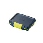 （まとめ） エレコム SD／microSDカードケース（耐衝撃） CMC-SDCHD01NV 〔×5セット〕