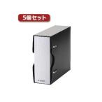 （まとめ）5個セットエレコム DVD・CD不織布ケース専用ファイル CCD-BC02BK CCD-BC02BKX5〔×2セット〕
