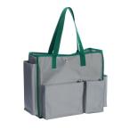 BM トートバッグ 掃除用品入れ Sサイズ グリーン ナイロン製 清掃用品 持ち運び用 収納バッグ 生活用品 生活雑貨 日用品