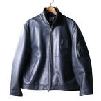 フランス空軍レザージャケットレプリカ グレー (サイズ104)