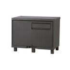 天馬 積み重ねても受け取れる宅配ボックス ダークグレー