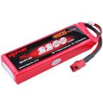 キーポン KYPOM リポバッテリー K6 7.4V2200mAh 35C (KT2200/35-2S)