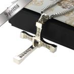メンズネックレス SPWS10C 『ワイルド・スピード』ドミニク着用モデル クロスペンダント CZ 十字架 （RCタイプ・アジアンサイズ）