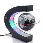 磁気浮上地球儀 C型 世界地図 LEDラ