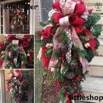 ショッピングクリスマスリース クリスマスリース 45cm 60cm クリスマス スワッグ 大きい オーナメント ナチュラル リース ドア 玄関 庭園 部屋 壁飾り ガーランド 新年飾り おしゃれ