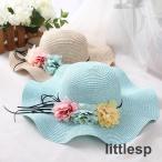 麦わら帽子ハット帽子レディース子供...