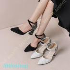 アンクルストラップパンプスハイヒー...