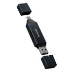  Elecom USB Type-C(TM) &amp; USB-A обе соответствует прямой .. карта памяти Leader SDHC SD+microSD USB 5Gbps MR3C-D207BK/EC черный ELECOM