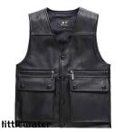  весна лето осень-зима натуральная кожа лучший мужской кожа лучший кожа ягненка модный жилет лучший лучший передний открытие choki для мотоцикла лучший ходить на работу casual формальный 