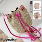 かごバッグ レディース ショルダーバッグ 斜めがけ　麦わらバッグ ピクニック 海 ビーチ 夏バッグ 麦わらバッグ 軽量 かわいい 草編みバッグ