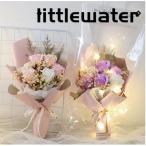 母の日2022 ギフト花束 ソープフラワー花束 バラ ボックスフラワーバラブーケ石鹸造花香り 結婚 誕生日 入園 入学祝いプレゼント退職祝い 贈り物