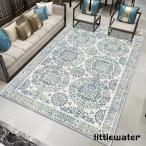 ラグマット モロッコ風 ホットカーペットカバー 畳用 ヨガマット 居間ラグ 軽い 床保護 書斎 レトロ エスニックスタイル装飾 民族風センターラグ チェック柄