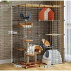 大型 猫ケージ ペットフェンス キャットケージ 猫 ケージ ハンモック付き