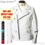 【50%OFFクーポン】Liugoo Leathers 本革 UKダブルライダースジャケット メンズ リューグーレザーズ DRY02A  ダブルライダース