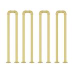 2Pack лестница поручень Gold стерео a ось 35 45 55 65 75 85 90 95 100cm. высота, панель, подножка, двор, наружный поэтому. круглый. металл. поручень. post / column,