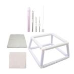  стеганый рама игла отметка tool DIY two искусственная приманка to craft Project Cross стежок подставка 25x25cm