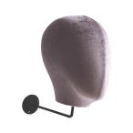  манекен head парик дисплей держатель начинающий Home салон красота . тренировка серый 