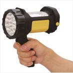 多機能 サーチライト/懐中電灯 〔15+12 LED型〕 約166mm×91mm×131mm 単3電池対応 連続約9〜10時間使用可