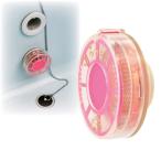 風呂用 ガス代節約グッズ 約直径8×奥行3.7cm 二つ穴浴槽専用節約具 ふろッキーDX 日本製 アイディアグッズ バス用品 浴室