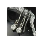 PTダイヤモンドピアス フックピアス プラチナ