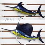 マリン カジキ マカジキ バショウカジキ バショウ sailfish marlin 壁掛け オブジェ アメリカ レストラン