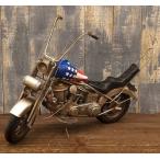 輸入雑貨 置物 バイク オートバイ ブリキ ミニカー アメリカ ビンテージ調 アンティーク風 ハーレー トライアンフ 1304E-3770 直輸入 リビングスタジオ 送料無料