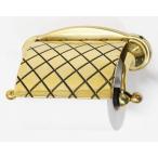 イタリア製 輸入雑貨 トイレットペーパーホルダー 真鍮 ブラス ロココ バロック クラシック アンティーク風 C3-1915 直輸入 リビングスタジオ 送料無料