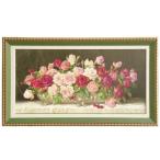 イタリア製 輸入雑貨 額絵 アートフレーム ローズ