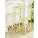  импорт мебель Blanc цветок подставка 3 позиций комплект Covent Gardenko отдушина сад EV-43 стенд для вазы железный автомобиль Be Schic садоводство античный способ бесплатная доставка 