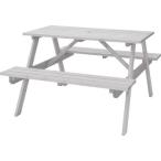 テーブルandベンチ W120 ODS-92WH  机 椅子 セット  (AZM)