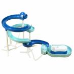 流しそうめん そうめんスライダー そうめん流し D-6678 流麺 ツイストスライダーそうめん流し器720(ミントブルー) (AP)