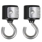 フック おしゃれ フック 磁石 セット B520-329BK MAGNETIC HOOK SET OF 2 BLACK (DTN)