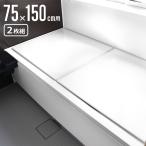 特典付き 風呂ふた 組み合わせ 75×150cm 用 L15 2枚組 日本製 抗菌 実寸73×148cm ( 風呂蓋 風呂フタ カビにくい 防カビ )