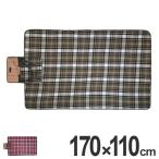 レジャーシート　ピクニックラグマット　バカンス　PANIER　170cm×110cm　チェック柄 （ クッションマット 折りたたみ バッグ型 ）