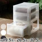 収納ケース 引き出し 幅19.5×奥行26.5×高さ30.5cm A5 浅2深1段 ( 収納ボックス プラスチック 小物 収納 )