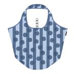 Yahoo! Yahoo!ショッピング(ヤフー ショッピング)■在庫限り・入荷なし■ エコバッグ　MOTTERU　モッテル　ポケショルダー　ストライプドットブルー （ エコバッグ 買い物バッグ 買い物袋 ）