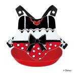  фартук baby Minnie Mouse задний Cross с карманом пластик ( bib 1 лет половина ~ baby фартук спина шнур . еда фартук младенец герой )
