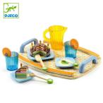 ままごと 木製 ギャビーズティーパーティー 食器セット 知育玩具 ジェコ DJECO （ おままごと セット お茶会 カフェ ごっこ 遊び ）