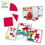 Yahoo! Yahoo!ショッピング(ヤフー ショッピング)パズル エデュルド シェイプス 36ピース おもちゃ 知育玩具 ジェコ DJECO （ 3歳 幼児 木製 玩具 想像力 学ぶ 知育 キッズ 3才 ）