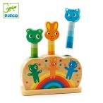 木製 おもちゃ ポポップ ピドー 知育玩具 ジェコ DJECO （ プッシュトイ 押すおもちゃ 飛び出すおもちゃ ）