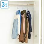 ■在庫限り・入荷なし■ ハンガー 滑らないハンガー つながるスラックスハンガー 3本組 （ スカートハンガー パンツハンガー ボトムハンガー ）