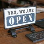 ダルトン DULTON リバーシブルスタンド OPEN CLOSED オープン クローズド アイアン 両面 ( 表示看板 表示ボード クローズ レストラン 開店 閉店 )