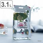 ピッチャー 冷水筒 3L ミッキーマウス ミッキー&ミニー 耐熱 横置き ワンプッシュ 麦茶ポット ( キャラクター 冷水ポット ジャグ 大容量 熱湯 ディズニー )