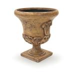 Yahoo! Yahoo!ショッピング(ヤフー ショッピング)フラワーポット アンティーク風 タイプE 幅18×奥行18×高さ20.5cm （ グラスファイバー 鉢 植木鉢 フラワー ポット プランター ）