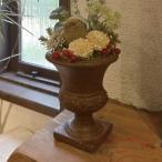 Yahoo! Yahoo!ショッピング(ヤフー ショッピング)フラワーポット アンティーク風 タイプF 幅15×奥行15×高さ22cm （ グラスファイバー 鉢 植木鉢 フラワー ポット プランター ）