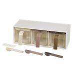 調味料入れ 640ml 3個組 ケース付き NE