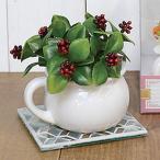  искусственная зелень maru Berry pot ( человеческий труд декоративное растение интерьер зеленый декоративное растение модный искусственный цветок настоящий compact фотокаталитический салон дезодорация антибактериальный )