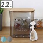 保存容器 2.2L スヌーピー 日本製 パッキン付き 穴あきスプーン付き （ 粉末保存ケース 小麦粉1kg 大容量 キャニスター パッキン 残量確認 粉ふるいスプーン ）
