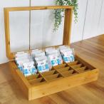 お薬ケース 木製 曜日シール付き （ 薬ケース 薬箱 薬収納 ピルケース くすりケース 薬入れ ）